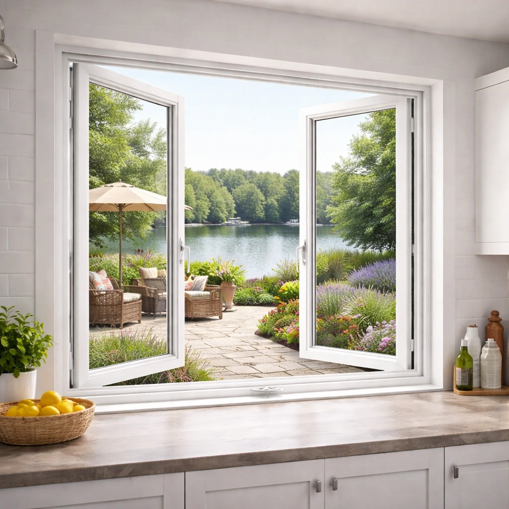 Aluminum Casement Window 48″Wx36″H – Design Home Windows Doors