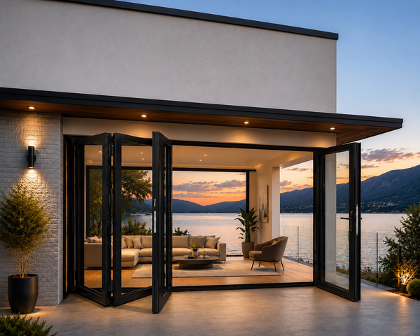 144"x80" Aluminum Bifold Door