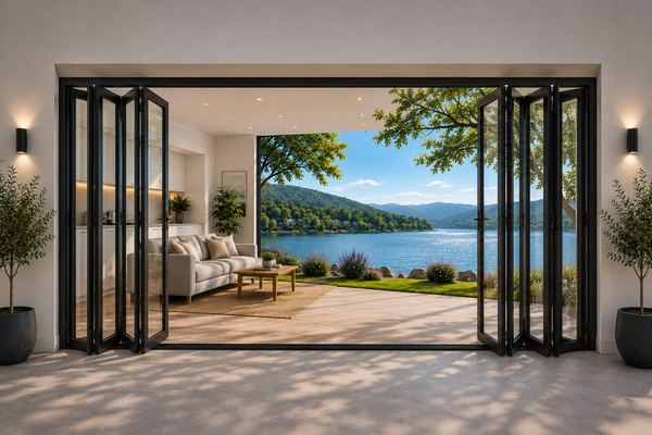 192"x96" Aluminum Bifold Door